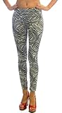 Dinamit Women's Printed Form Fitting Leggings