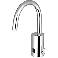 Sloan Optima EAF-750-ISM Sensor Activated Touch-Free Faucet, Commercial Grade with Mounting Hardware - 1.5 GPM Battery-Powered Deck-Mounted Gooseneck Body, Polished Chrome Finish, 3335074