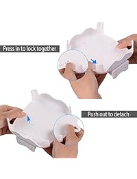 Para Eero hogar wifi Eero Pro WiFi Soporte de pared soporte de koroao, soporte de techo de pared con soporte conjunto para Eero sistema de WiFi y Eero Pro WiFi en casa, Blanco