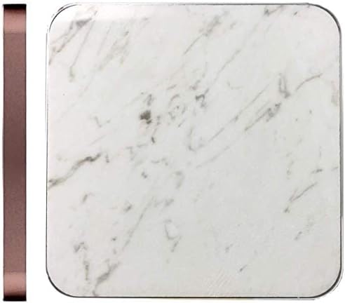 POWR Fast Wireless Charging Pad | Real Marble | 10W True Fast Charge 3.0 Charging Station for Samsung Galaxy S10/S10+/S9/S9+/S8/S8+/S7 Edge, Samsung Note 9/8, Apple iPhone Xs Max/XR/XS/X/8 and More!