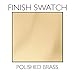 Design House Door Accessories 182022 Jumbo Handrail Bracket, 5-Pack, Polished Brass