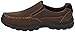 Skechers Men's Braver-Rayland Slip-On Loafer, Dark Brown/Leather, 9 M US
