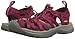 KEEN Women's Whisper Closed Toe Sport Sandals, Beet Red/Honeysuckle, 8
