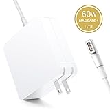Halcent Macbook Pro Charger, 60W Magsafe Power Adapter with MagSafe 1 L-Tip, 60W Magsafe Charger for MacBook Pro/Air 11.6/13.3, Mac Pro Laptop A1278 Charger 16.5V 3.65A (Mid2012 Before)