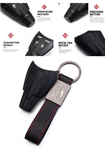 KASER Sleutel Shell Afstandsbediening voor SAAB 93 95 9.3 9.5 9-3 9-5 Autosleutel Remote Key Fob Case 4 Knoppen met… - Afbeelding 7