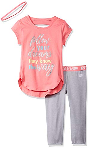 Marika Girls' Big Capri Sets with Headband, Pink Dreams, 10/12