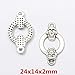 32pcs Mix Style Charms Pirate Skeleton Skull Tibetan Silver Vintage Pendants for Jewelry Making DIY Bracelet Necklace (32pcs-Mixed Skull)