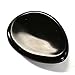 Top Plaza Thumb Worry Stone Water Drop Natural Black Obsidian Chakra Reiki Healing Crystals - Tumbled Palm Stone