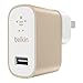 Belkin MIXIT Metallic Micro USB Home and Wall Charger (2.4 Amp / 12 Watt), Gold