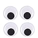 DECORA 6 Inch Large Wiggle Googly Eyes with Self Adhesive for Crafts Set of 4