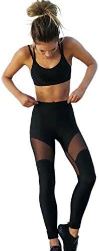 2018 Women Sports Yoga Workout Gym Fitness Halter Top Leggings Pants Athletic Clothes by Topunder