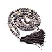 OVALBUY 8mm Zipao Stone Beads Tibetan Buddhist Prayer Meditation Mala Rosary