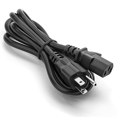 E156136 (UL) 3x18 AWG 60C 300V Universal Power Cord for NEMA 5-15P to IEC320C13, Black (1.5 Meters) PWC75A150US