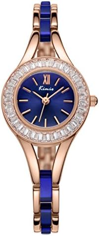 Tidoo Women Luxury Roman Numberal Wrist Watch Bracelet Watch Blue