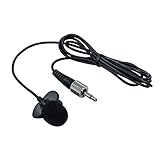 Nady Lavalier/lapel omni-directional microphone with 3.5mm locking plug - Compatible with all Nady bodypacks U-1100, U-2100, DW-11, DW-22, DKW-3, DKW-1, 401X, U-41, U-81, UHF-4