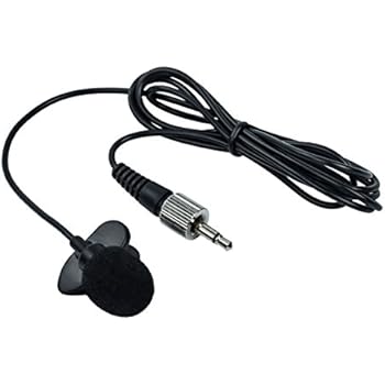 Nady Lavalier/lapel omni-directional microphone with 3.5mm locking plug - Compatible with all Nady bodypacks U-1100, U-2100, DW-11, DW-22, DKW-3, DKW-1, 401X, U-41, U-81, UHF-4