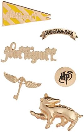 Harry Potter Hufflepuff Pin Set - 6 Different Pins
