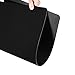 Black Leather Desk Pad Teather PU Leather Desk Mouse Mat Blotters Organizer for Gaming, Writing, Working … (17'' x 12'')
