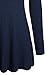 Ninedaily Womens Basic Long Sleeve Cowl Neck Solid Flare Tunic Tops For Leggings Casual Blouse