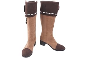 Loveian Womens Genshin Impact Paimon Boots Shoes Halloween Cosplay Costume