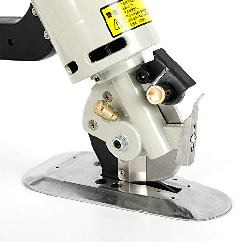Electric Cloth Cutter, 110V 200W Cloth Textile Cutting Machine 90mm Octagon Round Blade Knife Fabric Cutter (US Shipping) - Thumbnail 4