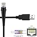 VIMVIP 6FT USB Cable for Honeywell Metrologic Barcode Scanners MS5145, MS7120, MS9540, MS7180, MS1690, MS9590, MS9520 (Black)