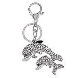 Diamondo Dolphin Pendant Rhinestone Keychains Women