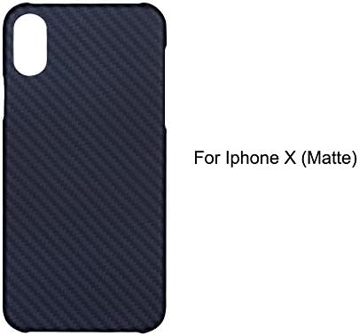 JAYEGT Carbon Fiber Matte Case Cover For iPhone X