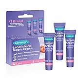 Lansinoh Lanolin Nipplecream for Breastfeeding, 3 Mini Tubes of 0.25 Ounces