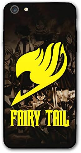 iPhone 6 Plus Case iPhone 6s Plus Case 5.5" Soft Rubber Frame and Hard PC Back Cover Cases (Fairy-Tail)