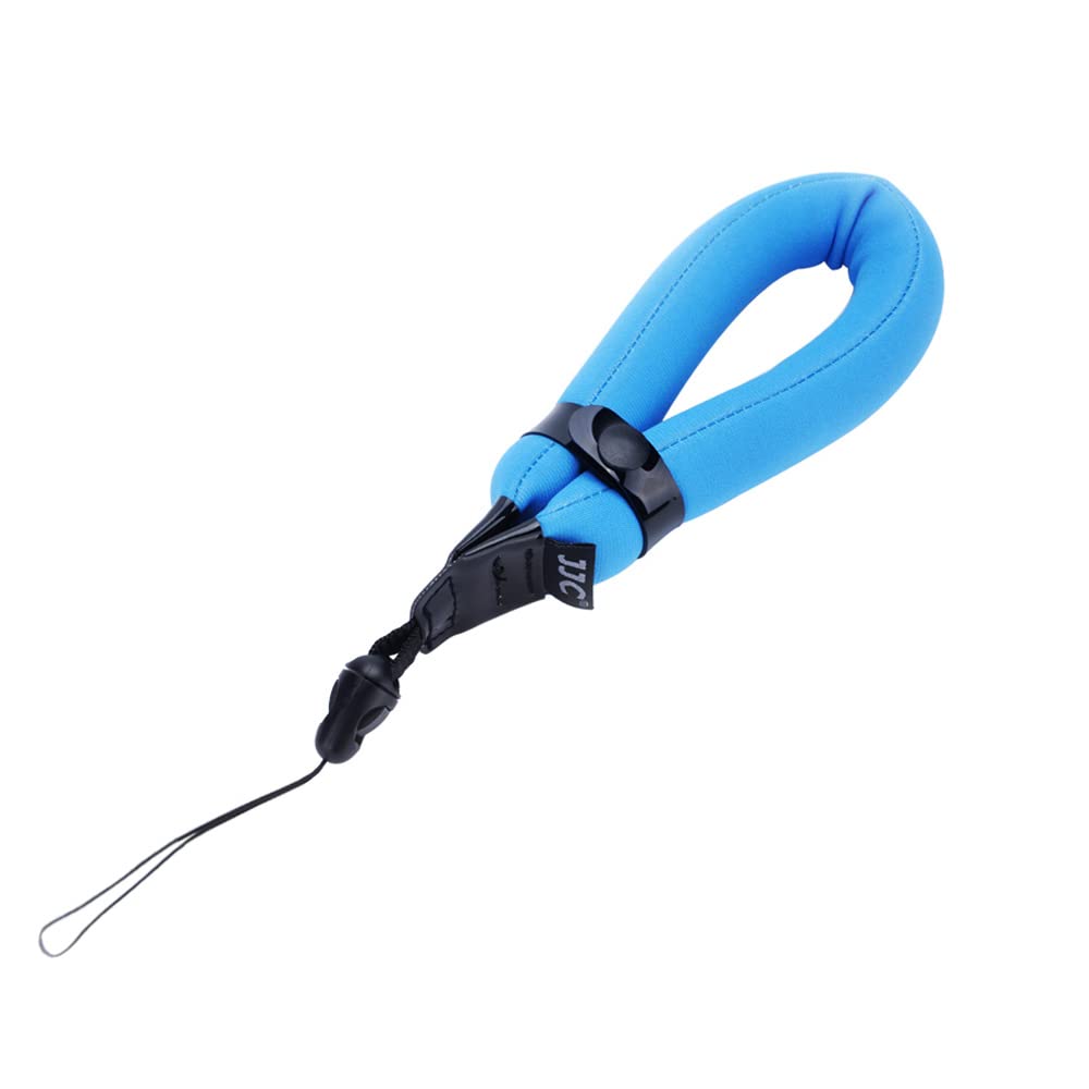 Photo 1 of JJC Waterproof Camera Floating Wrist Strap for Olympus Tough TG-7 TG-6 TG-5 Kodak Pixpro WPZ2 Pentax WG-90 Fujifilm FinePix XP140 XP130 Nikon Coolpix W300 W150 Gopro Hero 13 12 11-Blue