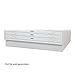 Safco Products Flat File Closed Base for 5-Drawer 4994WHR Flat File, Sold Separately, White