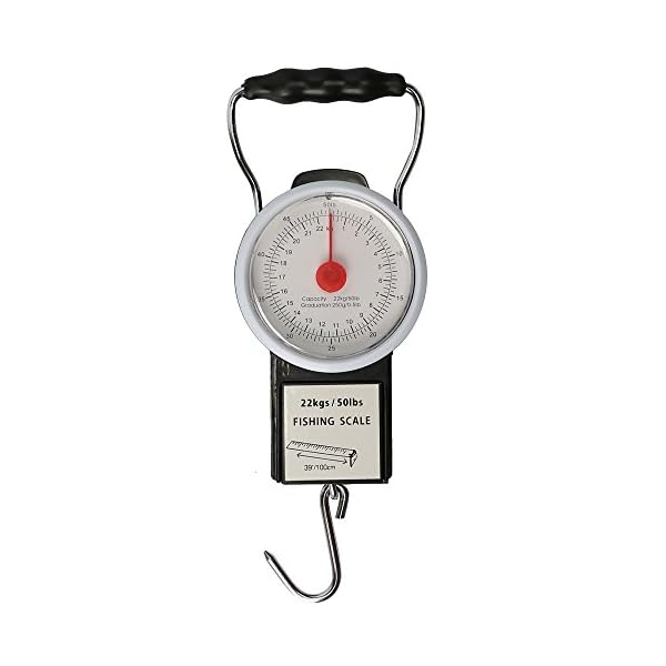YOGAYET-Portable-Fishing-and-Luggage-Hanging-Hook-Multi-Purpose-Scale-With-Tape-Measure-Max-Weight-50lb22kg
