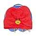 YiimDaifun BT21 Official Merchandise by Line Friends - TATA Character Hooded Travel Neck Pillow, Red