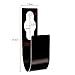 KINGLAKE Sturdy Garden Hose Holder Wall Mount Expandable Hose Hanger Hook Faucet Mount Hose Holder Black for Expandable Garden Hose