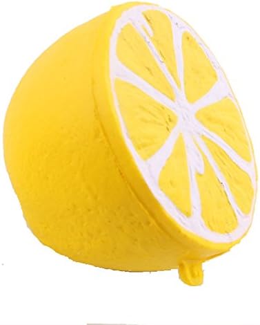 Squishy Toys with Chain,MINDKIDS Novelty Soft Slow Rising Squishy Lemon Kawaii Squeeze Rebound,Decortation for Cellphone,Bagpack,Stress relief Toys for Relax