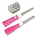 SUPRENT Trilogy Foot File for Dry Scaly Feet, Best Pedicure Tools for Removing Hard, Cracked, Dead Skin Cells, Professional Callus Remover for Both Professional and Home Use (Red)