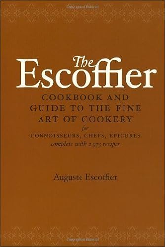 The Escoffier Cookbook And Guide To The Fine Art Of Cookery For Connoisseurs Chefs Epicures Complete With 2973 Recipes By Auguste Escoffier 2000 Hardcover Escoffier Auguste And Charlotte Adams Amazon Com Books