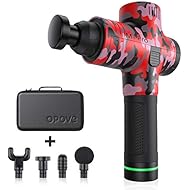 Massage Gun Muscle Neck Back Massager Deep Tissue Percussion Handheld Shoulder Massager Super Quiet Brushless Motor, opove M3 Pro Camouflage Red