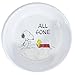 Peanuts Snoopy All Gone Dog Food Bowl - Heavy Stoneware Pet Dish (5
