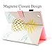 iPad 4th Generation Case Old Model, iPad 4 Case, iPad 3/2 Case, Fvimi Multi-Angle Viewing Folio Smart Leather Cover with Auto Sleep/Wake for iPad 2, iPad 3 & iPad 4th Generation, Cute Pineapple