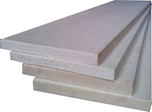 BALSA WOOD 4 sheets 18" x 4" x 1/4" (458mm x 100mm x 6.5mm)
