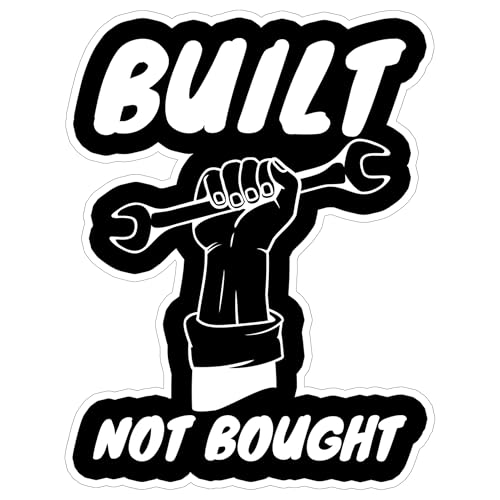 No thorns media Built Not Bought Sticker Car Build