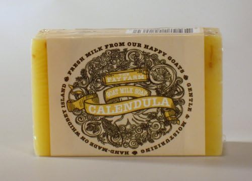 The Fay Farm's Organic Calendula Goat Milk Bar Soap - 4 Oz.