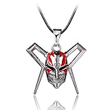 CG Costume Bleach Necklace Ichigo Kurosaki 3D Hollow Mask Alloy