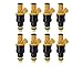 XtremeAmazing 8pcs Upgrade Fuel Injectors Matched Flow For Ford 4.6 5.0 5.4 5.8 0280150943