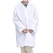 CLanItris America Kids Unisex Lab Coat for Scientist Role Play Costume Set - Soft Touch (Medium,White)