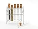 Spice Rack - Glass Spice Tube Set (Silver) (7