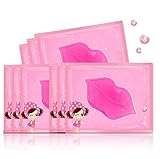 UNKE 10pc Collagen Lip Skin Care Mask Anti-wrinkles Plump Moisturise Lip Gel Mask