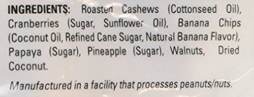 Gourmet Nut Power up 100% All Natural Health Mix High Energy Trail Mix - Large Resealable 26oz Bag